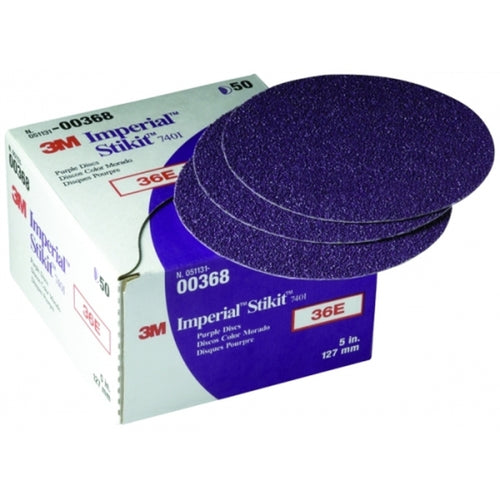 3M 00368 Imperial Stikit Disc, 5 in, 36E, 50/Box