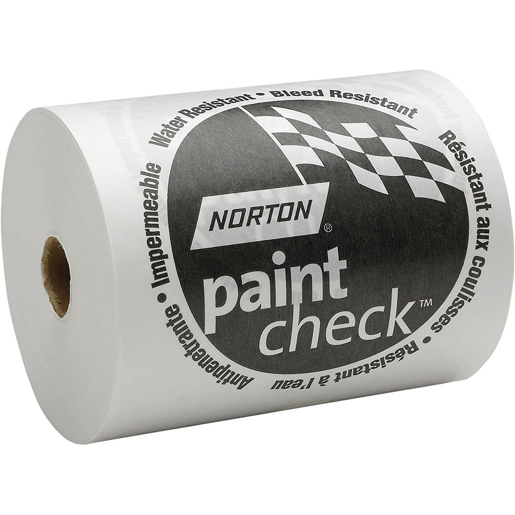 Norton 00402 White Masking Paper-Polycoated 6" x 750' RL