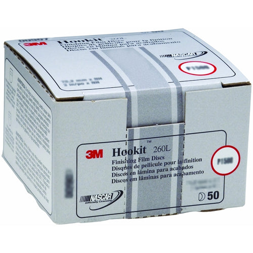 3M 00907 Hookit Finishing Film Disc, 3 in, P1500
