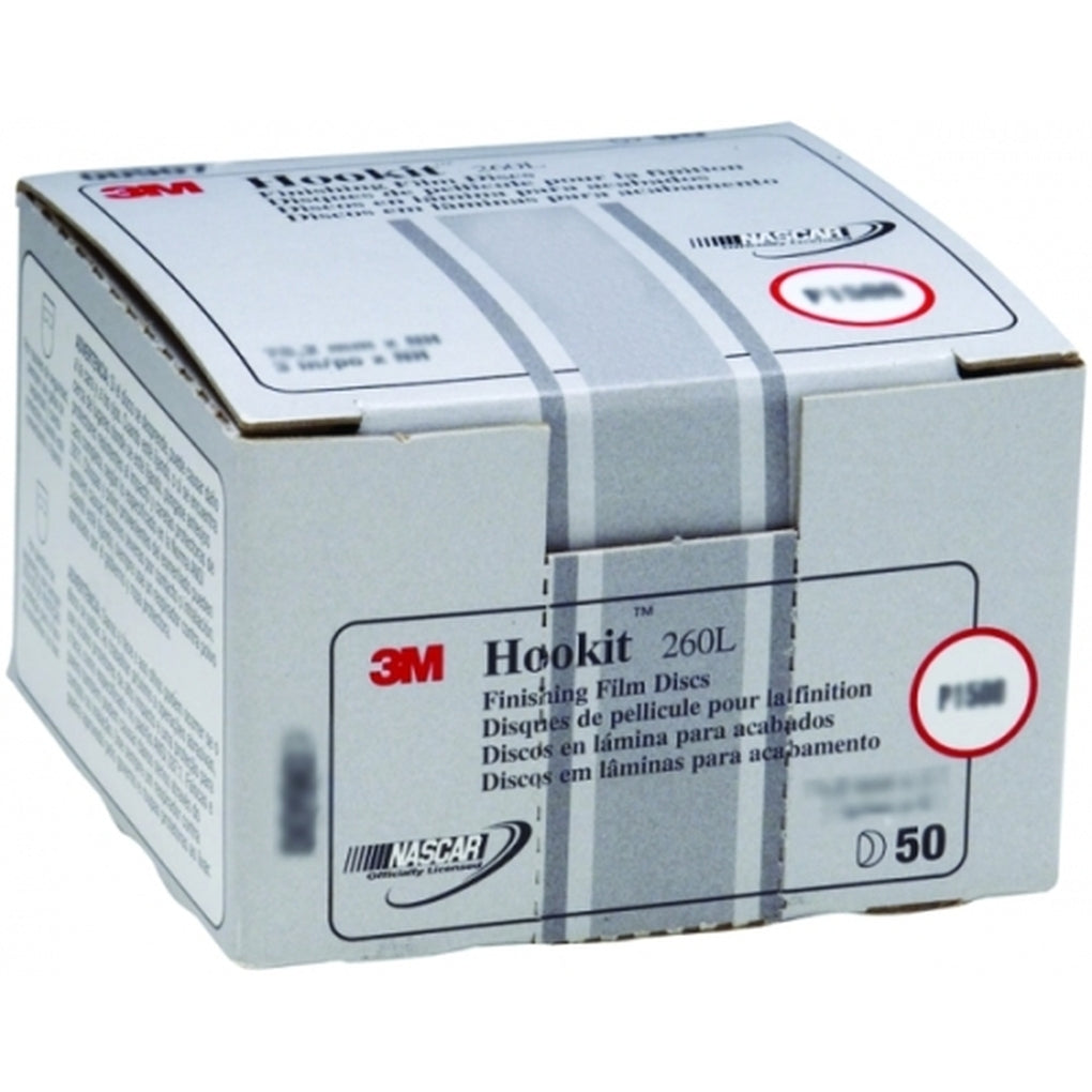 3M 00908 Hookit Finishing Film Disc, 3 in, P1200