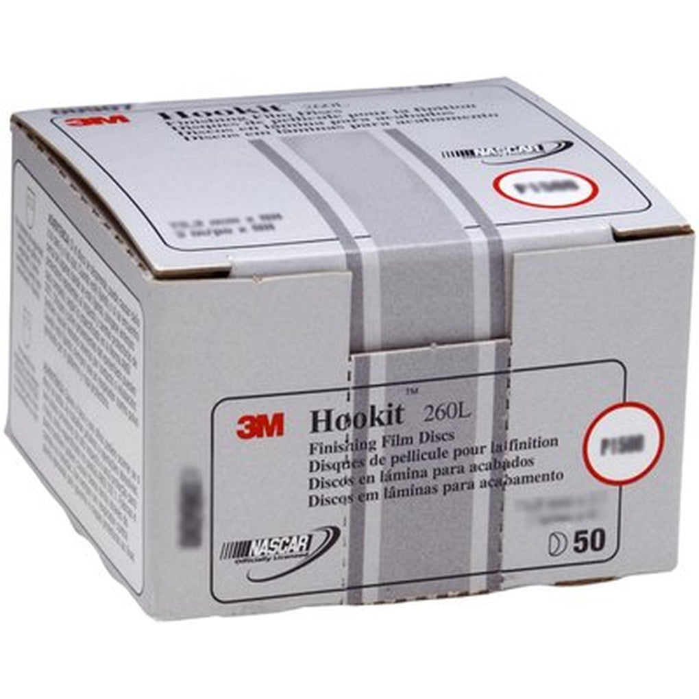 3M 00953 Hookit Finishing Film Disc, 5 in, P1000