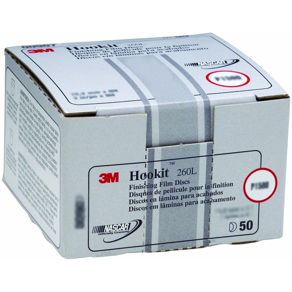 3M 00969 Hookit Finishing Film Disc, 6 in, P1000