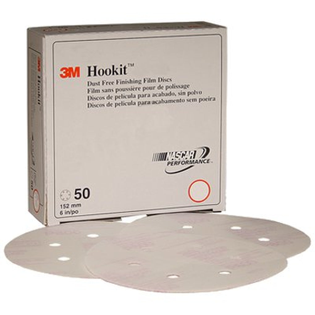 3M 01055 Hookit Finishing Film Disc Dust Free, 5 in, P600, 100/box 60650035003