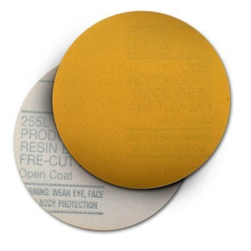 3M 01062 Hookit Gold Film Dust Free Disc 255L, 5 in x NH 5 Holes P220, 100/box 60440257040