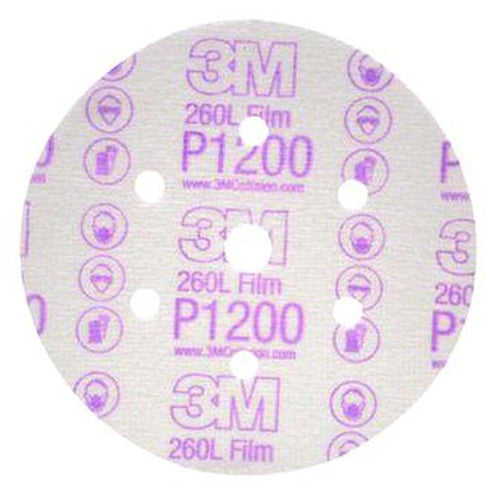 3M 01068 Hookit Finishing Film Disc Dust Free, 6 in, P1200