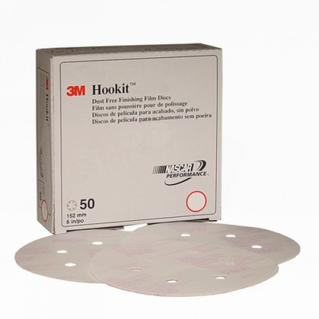 3M 01071 Hookit Finishing Film Disc Dust Free, 6 in, P600