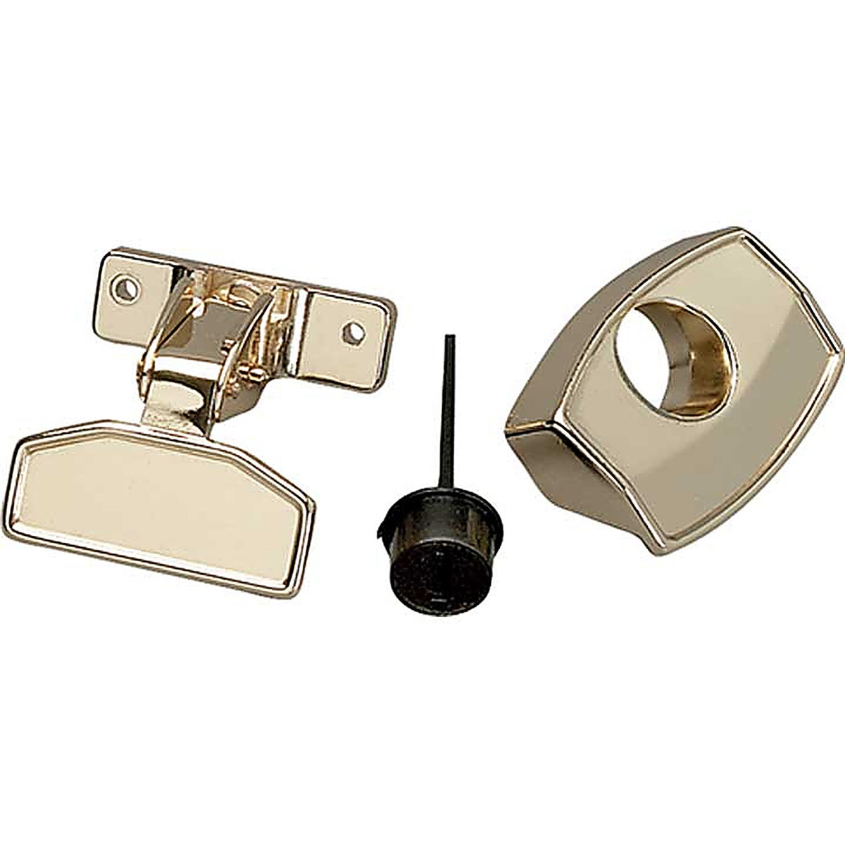 AP Products - 013-063 - Bath Door Latch Low Pro - Brass (1/Ctn)