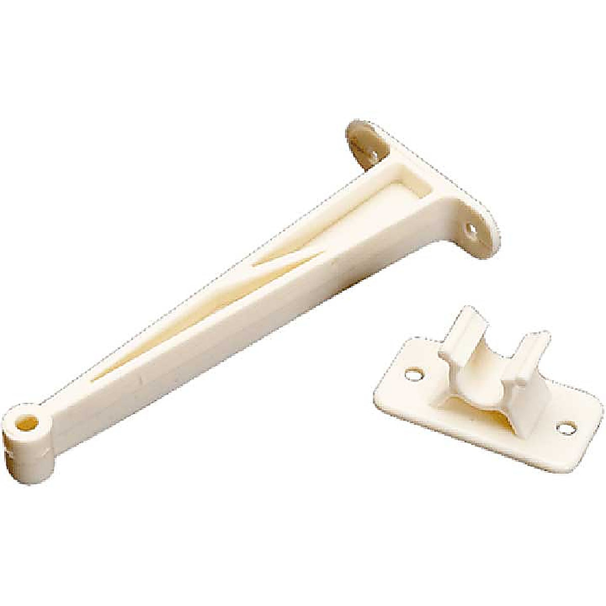 AP Products - 013-086 - Plastic Door Holdback 3 Inch Col. White (1/Ctn)