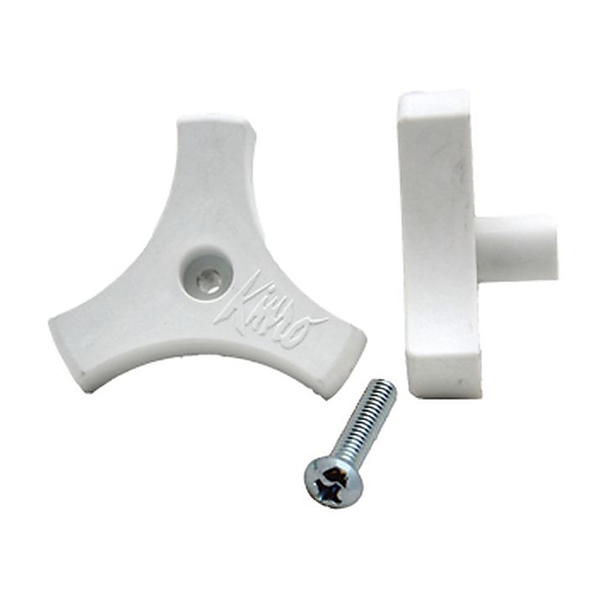 AP Products - 013-510 - Window Knob Short 1 Inch - White w/Screw 1/Ctn