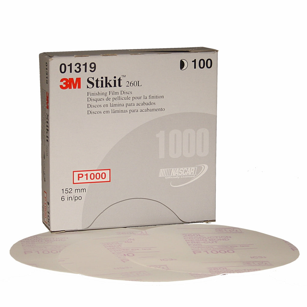 3M 01319 Stikit Finishing Film Disc, 6 in, P1000