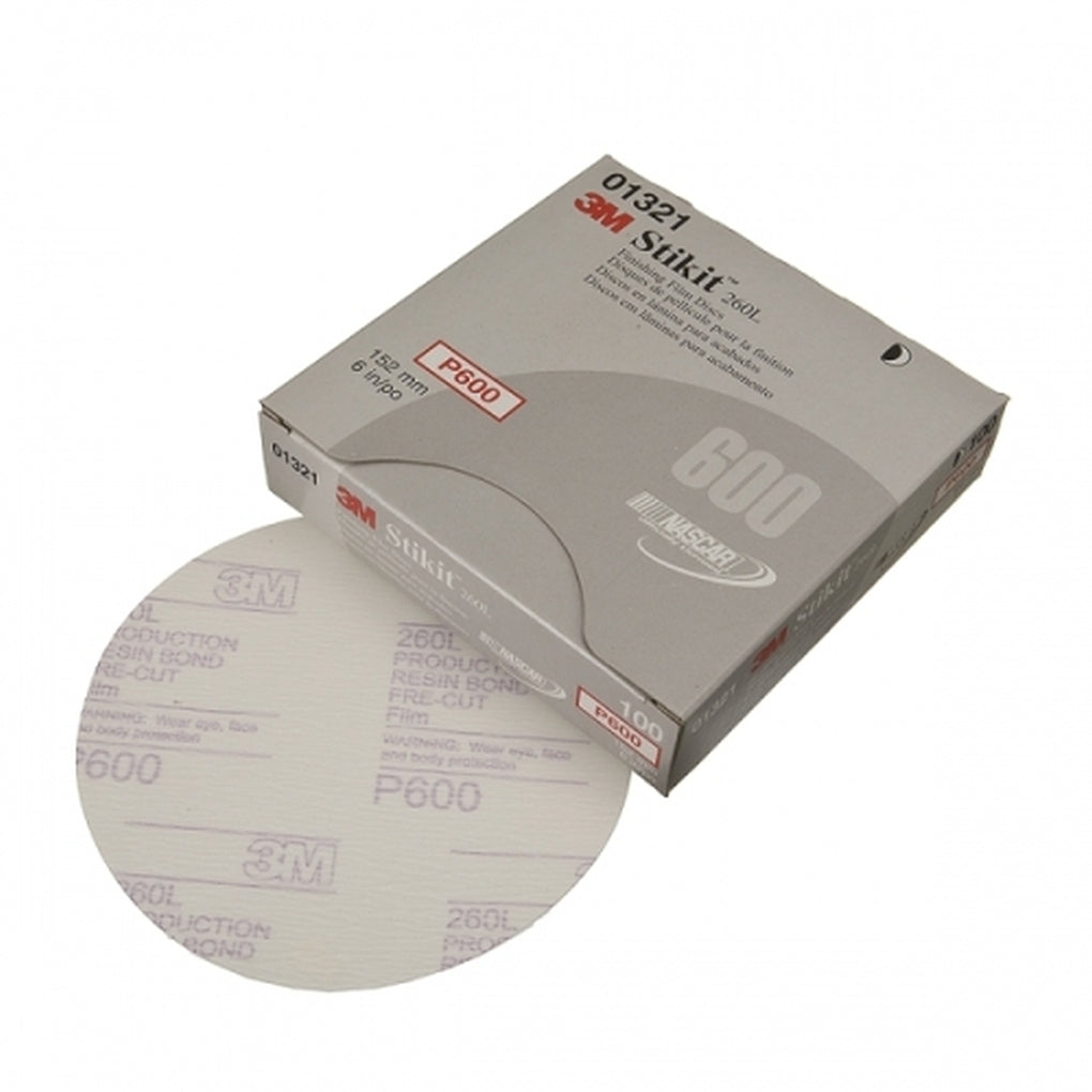 3M 01321 Stikit Finishing Film Disc, 6 in, P600