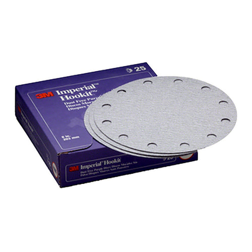 3M 01853 Imperial Hookit Dust-Free Disc 740I, 8 in, P36E, 25/box