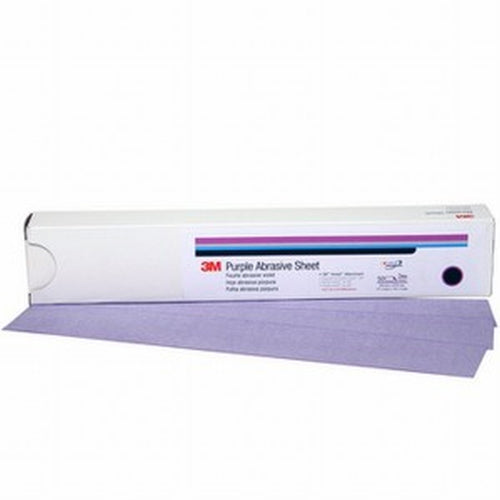 3M 01864 Purple Hookit File Sheet, P150, 2-3/4 in x 16-1/2 in