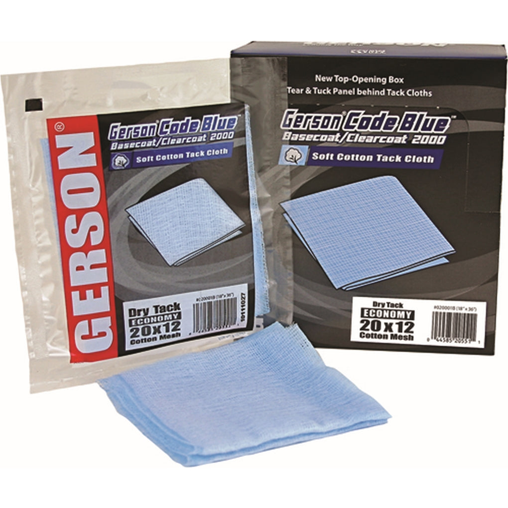 Gerson 020001B Economy Tack Cloths 20 x 12 Mesh Blue