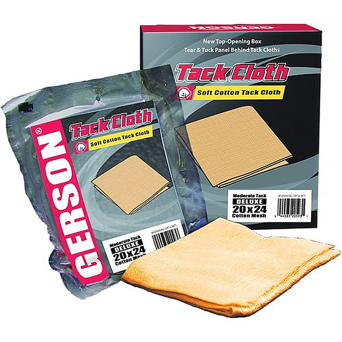 Gerson 020003G Tack Cloth Moderate Tack, Gold Cotton, Deluxe (24 X 20) Mesh