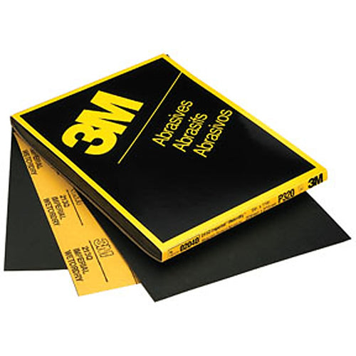 3M 02037 Imperial Wetordry Sheet, 9 in x 11 in, P500A