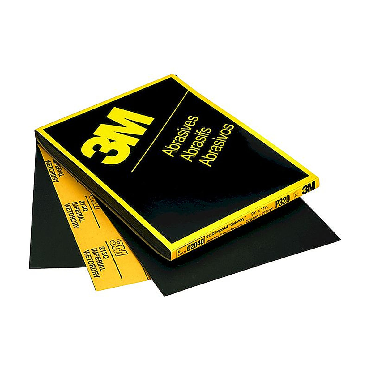 3M 02038 Imperial Wetordry Sheet, 9 in x 11 in, P400A
