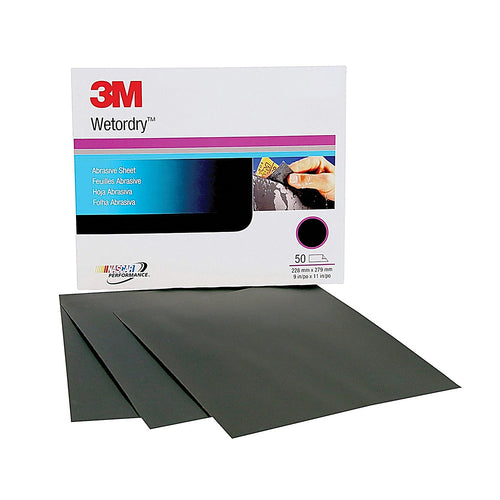 3M 02043 Imperial Wetordry Sheet, 9 in x 11 in, P220A
