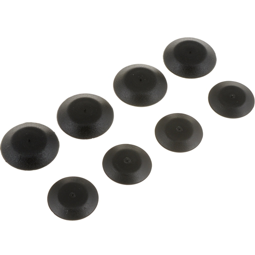 Dorman 02411 Universal Black Plastic Plug Button Assortment, 1/2, 3/8 In