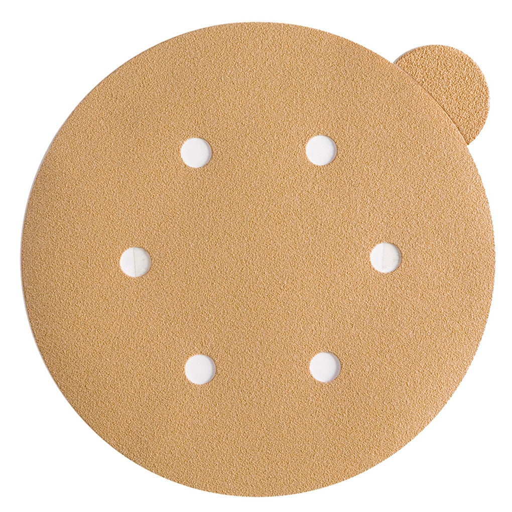 Sunmight 02710 6" 180G 6 Hole PSA 100/Pack