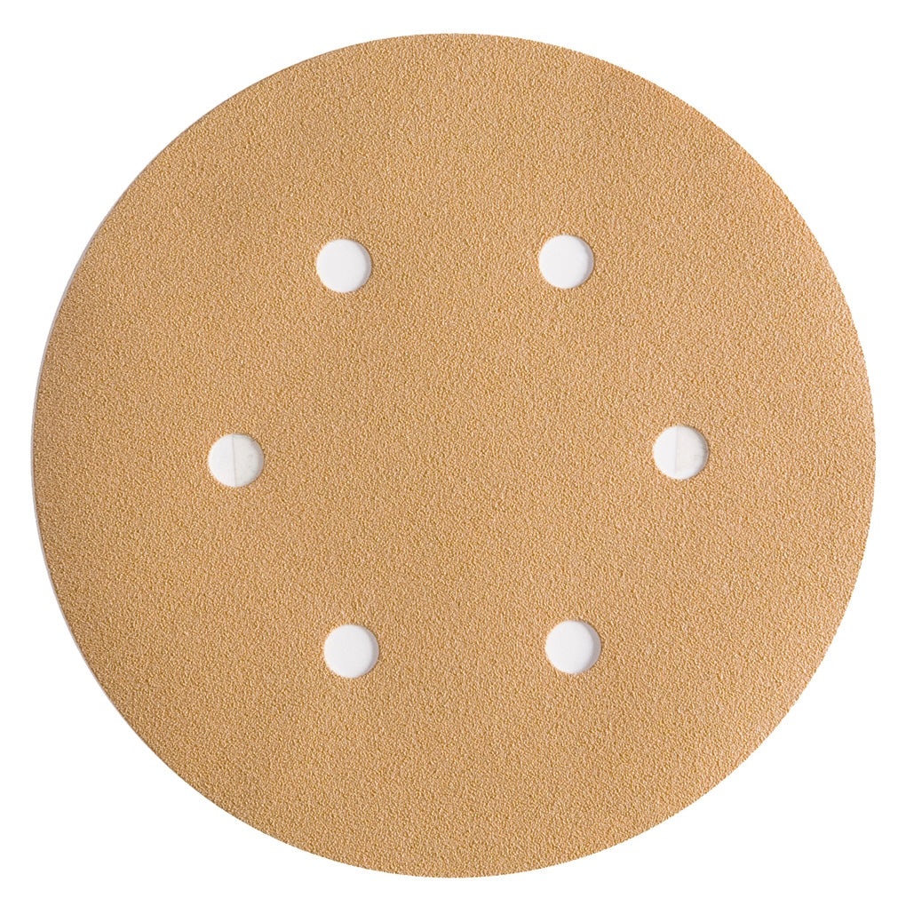 Sunmight 02810 6" 180G 6 Hole Velcro 50/Pack