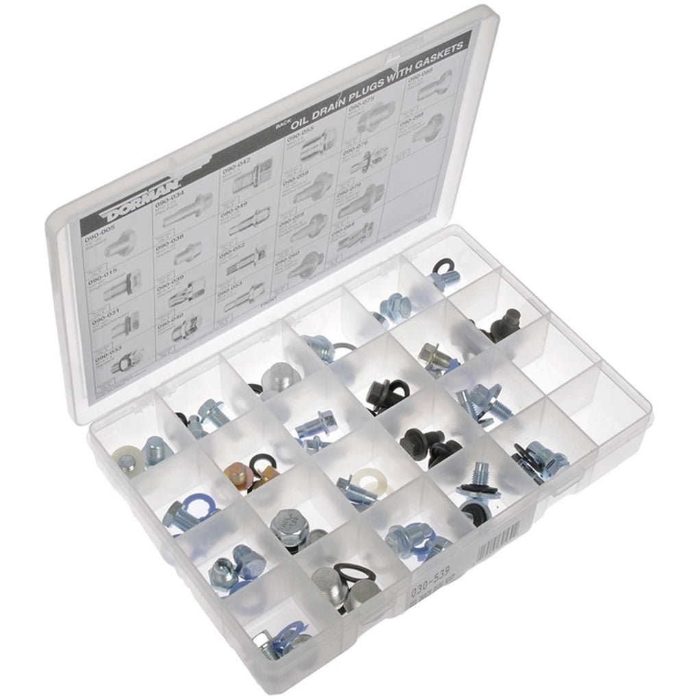 Dorman 030-539 Oil Drain Plug Tech Tray 22 SKUs 44 Pieces