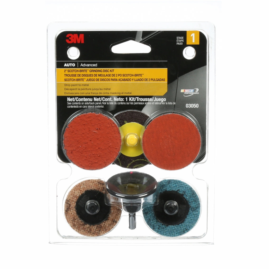 3M 03050 Scotch-Brite Regalite Drill Mounted Automotive Grinding/Sanding/Finishing System, 2 in