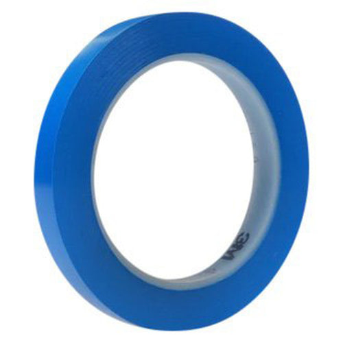 3M 03121 Vinyl Tape 471 Blue, 1 in x 36 yd 5.2 mil 70002411059