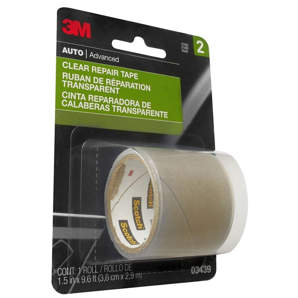 3M 03439 Clear Repair Tape, 1.5 in x 115 in