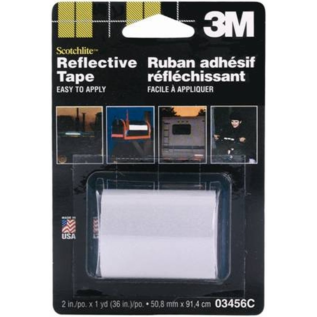 3M 03456 Scotchlite Reflective Tape, 2 in x 36 in, Silver