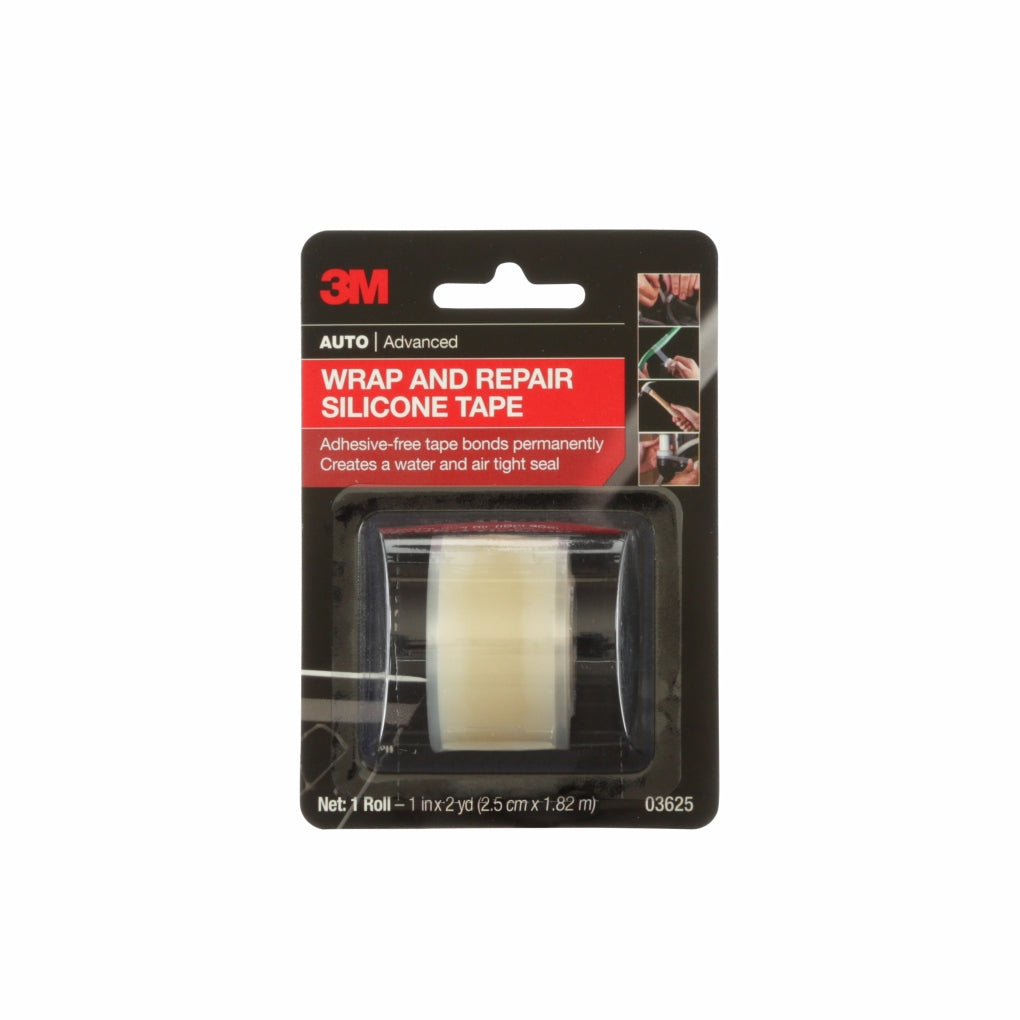 3M 03625 Wrap & Repair Silicone Tape, 1 in x 6 ft