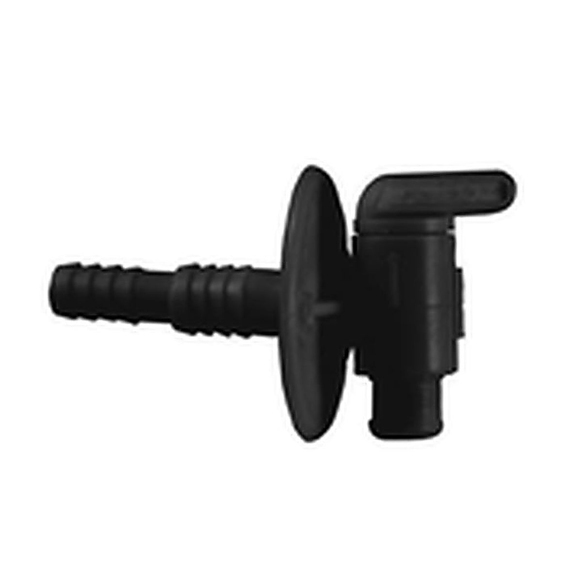 JR Products - 04-62415 - Drain Cock - Dual Barbed, Black