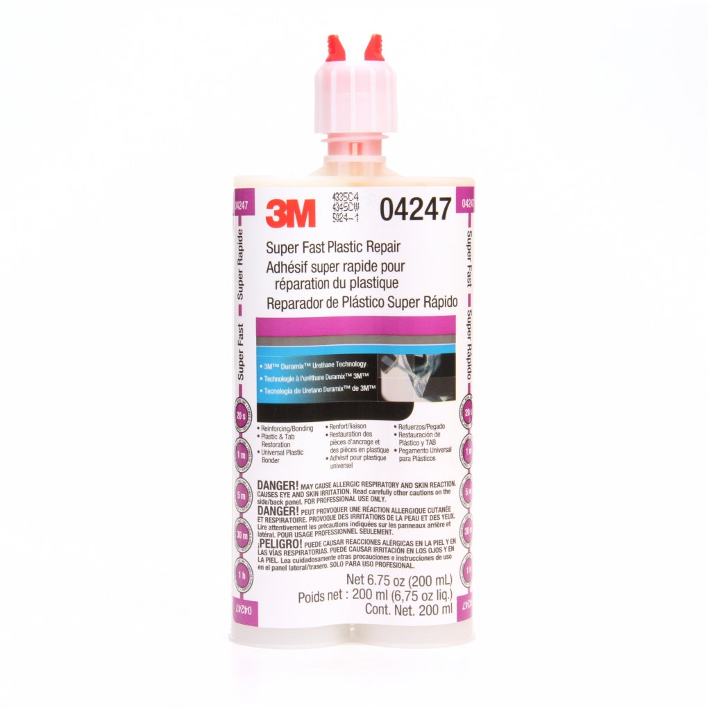 3M 04247 Super-Fast Plastic Repair, 200 mL