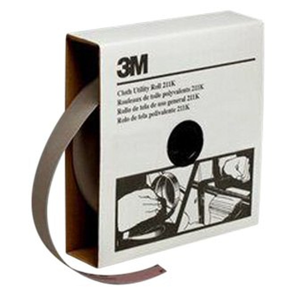3M 05029 Cloth Utility Roll 211K, 1-1/2 in x 50 yd 100J