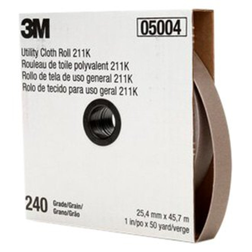 3M 05044 Cloth Utility Roll 211K, 2 in x 50 yd, 240J