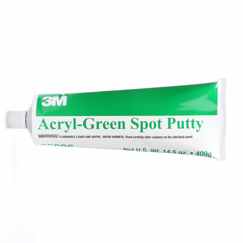 3M 05096 Acryl-Green Spot Putty, 14.5 oz Tube