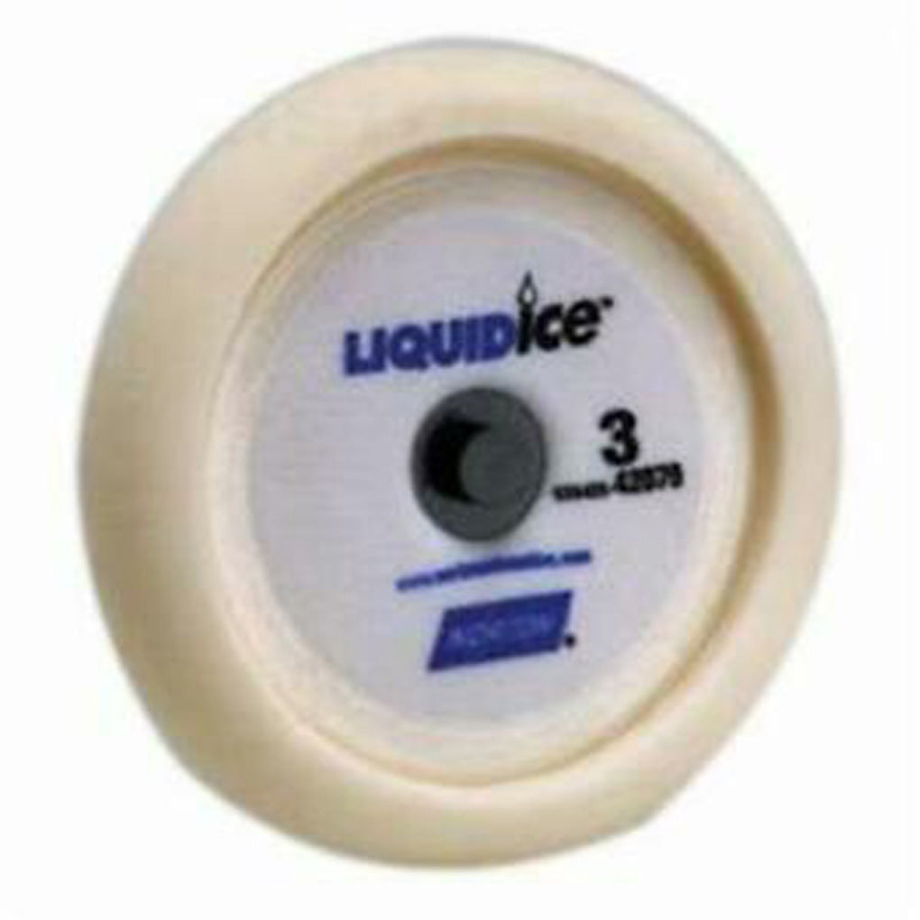 Norton 05460 Liquid Ice 3" Speed Grip Soft White Finishing Pad