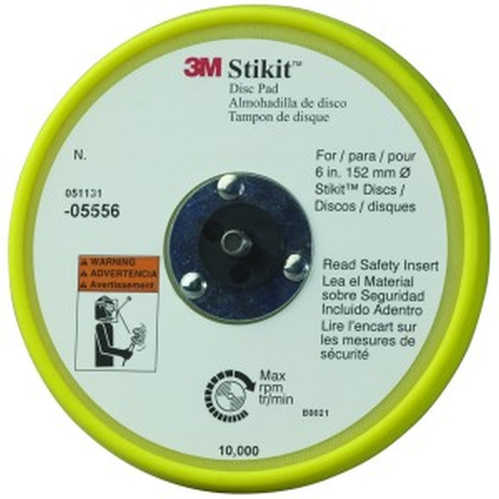 3M 05556 Stikit Low Profile Disc Pad, 6 in