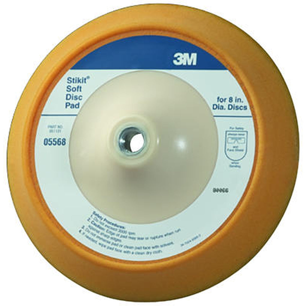 3M 05568 Stikit Soft Disc Pad, 8 in