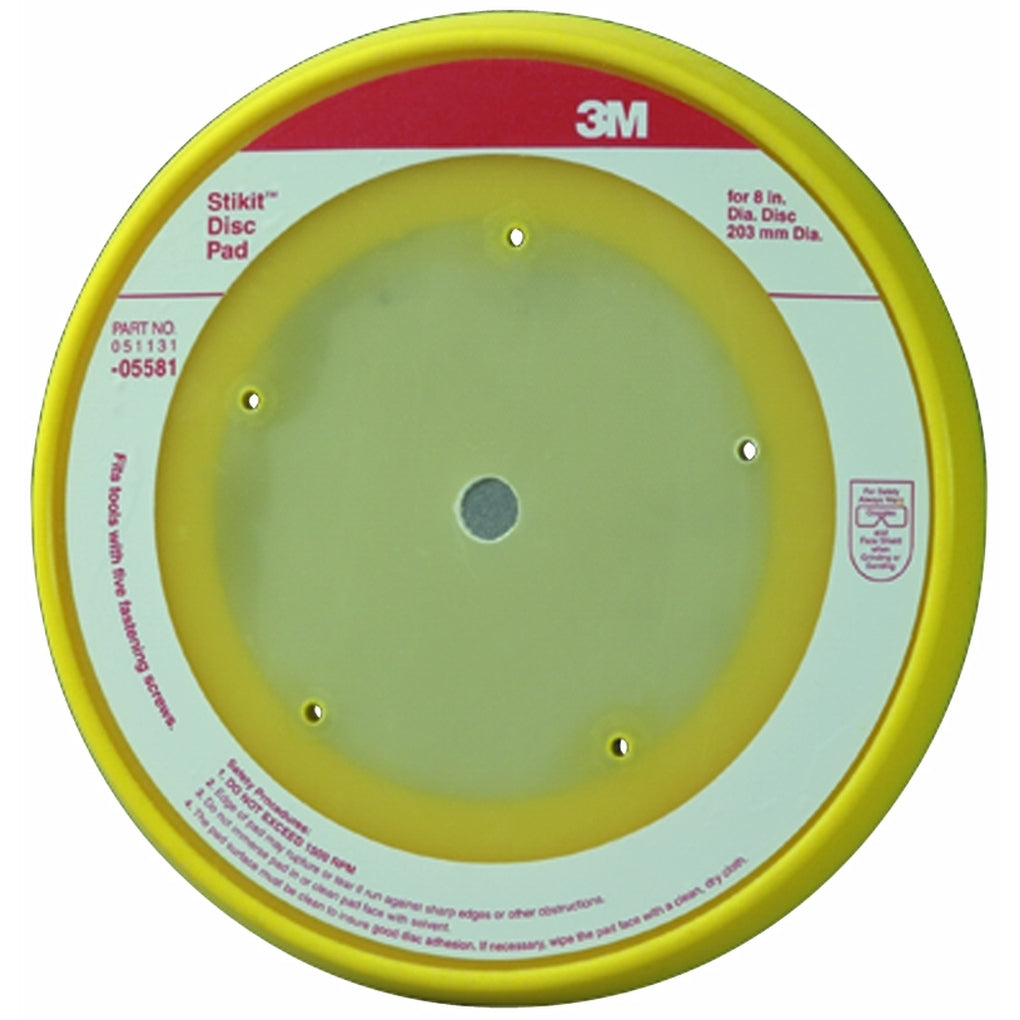3M 05581 Stikit Disc Pad Dust-Free, 8 in