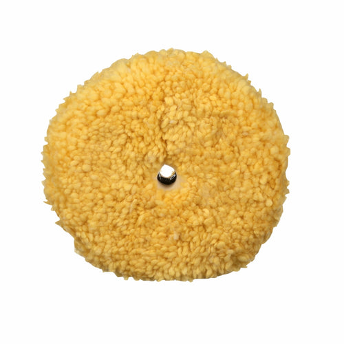3M 05754 Perfect-It Wool Blend Polishing Pad, Yellow, 9 in