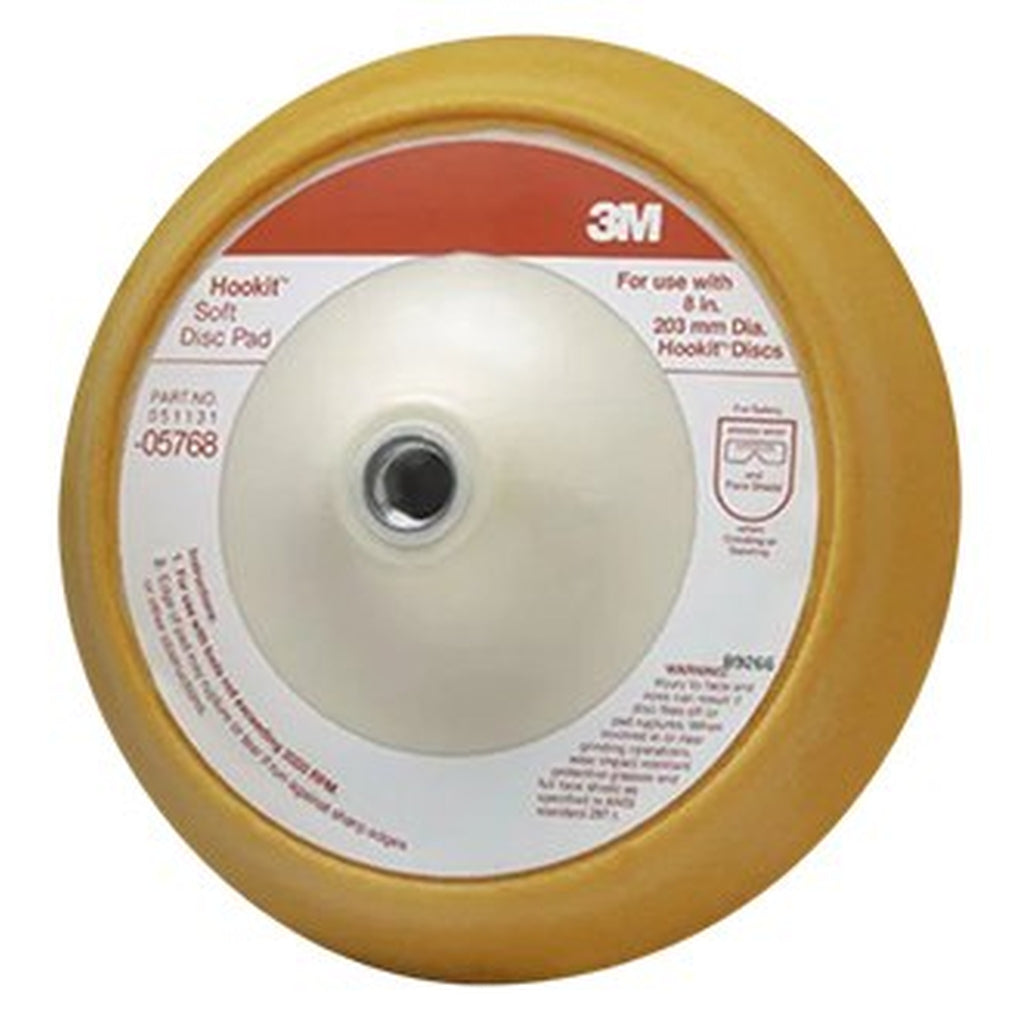 3M 05768 Hookit Soft Disc Pad, 8 in
