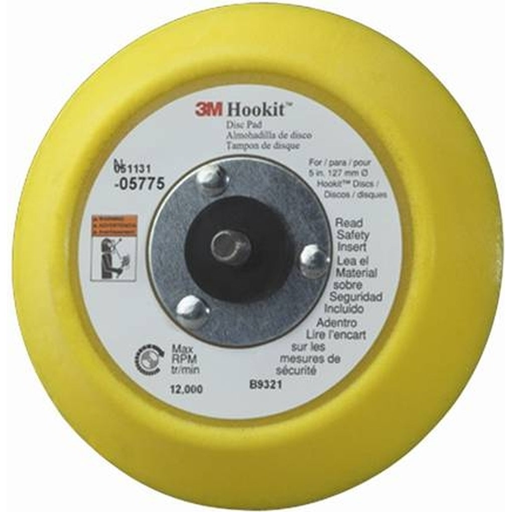 3M 05775 Hookit Disc Pad, 5 in x 3/4 in 5/16-24 External