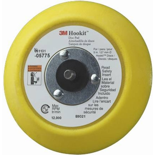 3M 05775 Hookit Disc Pad, 5 in x 3/4 in 5/16-24 External