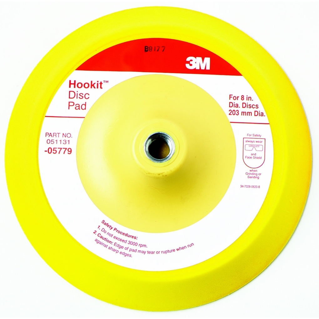 3M 05779 Hookit Disc Pad, 8 in