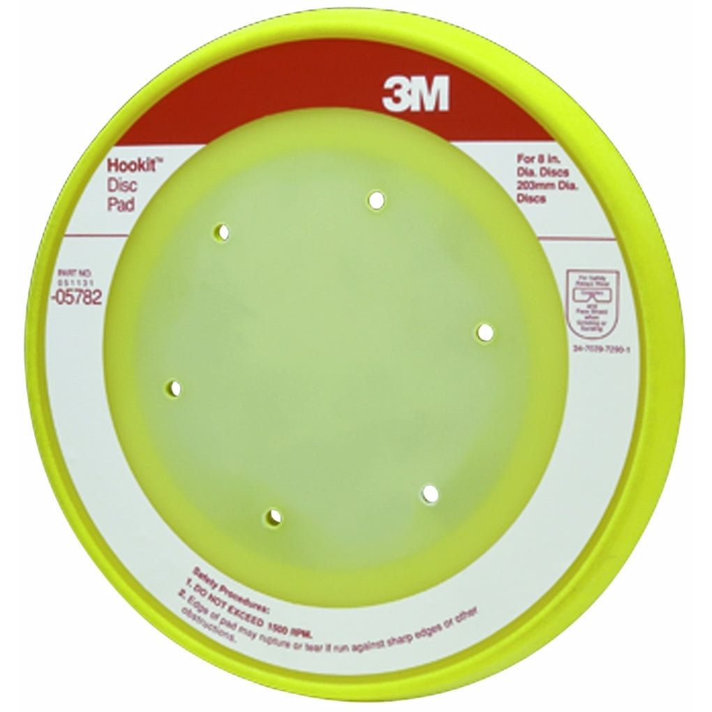 3M 05782 Hookit Disc Pad Dust Free, 8 in