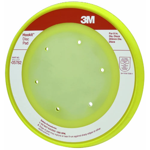 3M 05782 Hookit Disc Pad Dust Free, 8 in