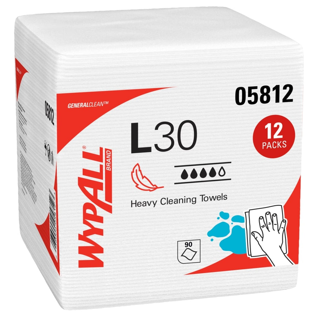 Kimberly-Clark 05812 WypAll GeneralClean L30 Heavy Duty Cleaning Towels