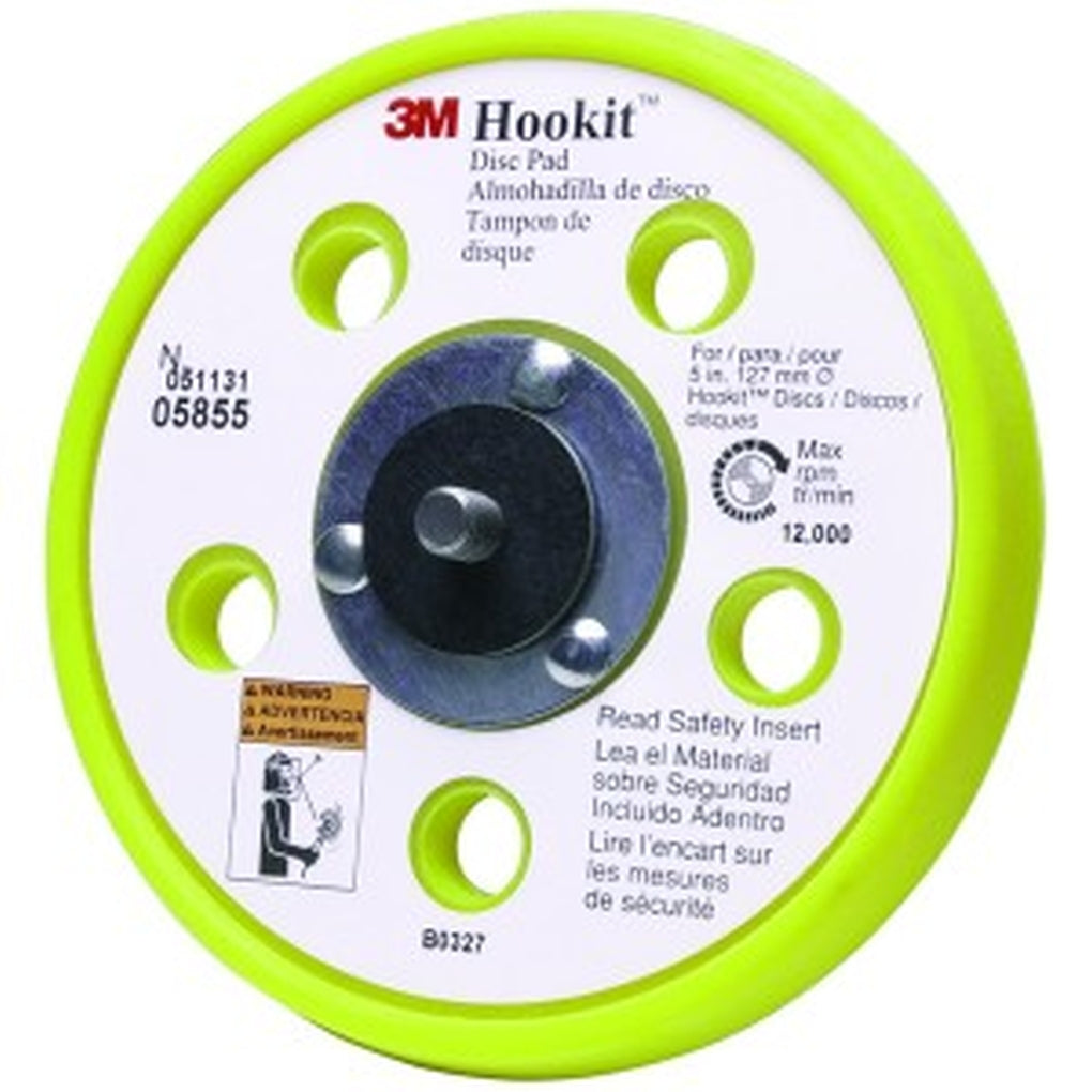 3M 05855 Hookit Low Profile Disc Pad Dust Free, 5 in