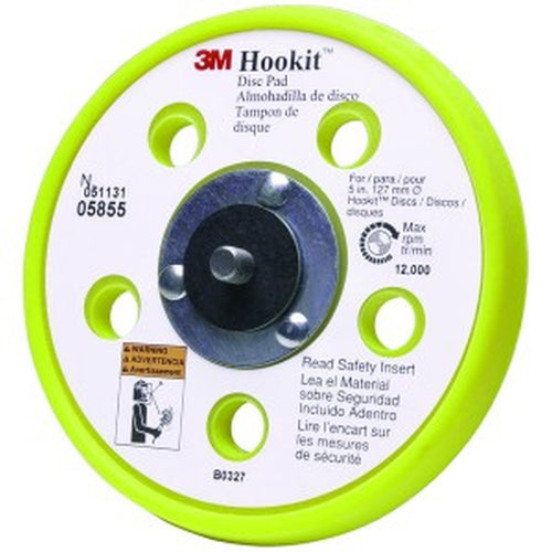 3M 05855 Hookit Low Profile Disc Pad Dust Free, 5 in